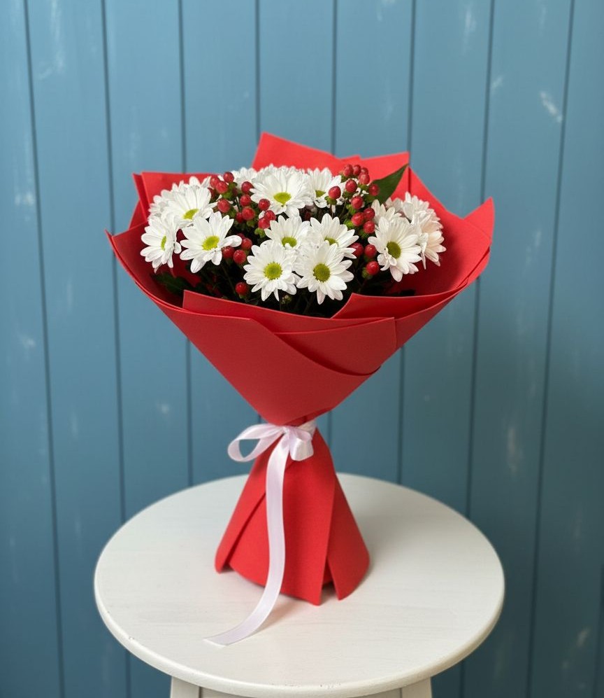 Букет цветов из: Хризантемы в Кузнецке