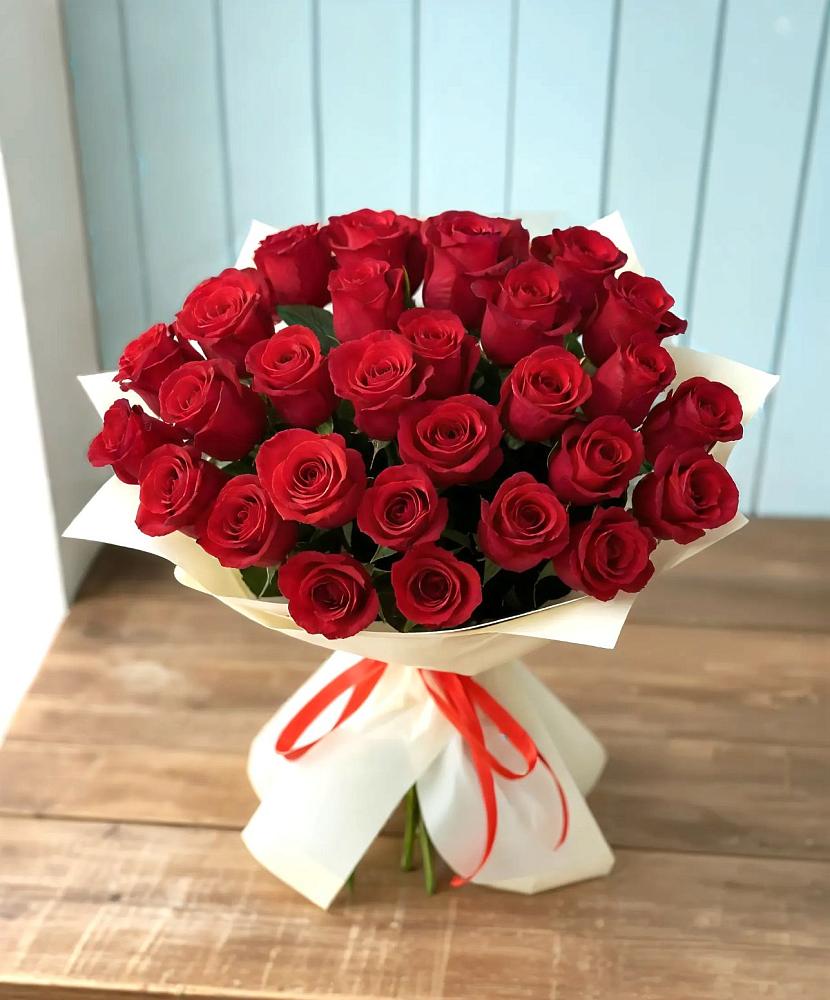 Букет 29 Красных роз в Кузнецке