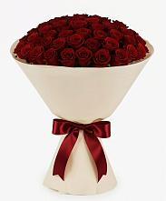 Букет 101 Бордовая роза Блэк Бакарра в Кузнецке