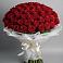 Букет 101 Красная роза Блэк Мэджик в Кузнецке