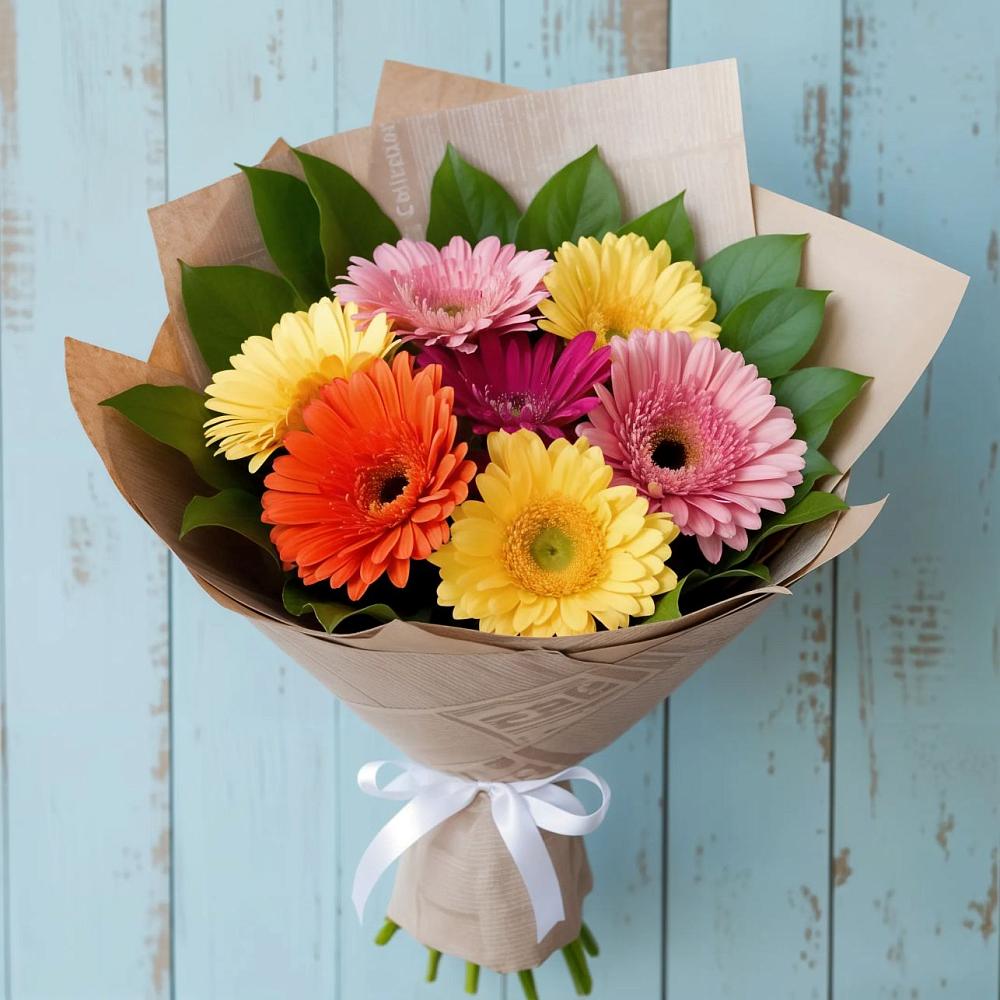 Букет цветов из: Герберы в Кузнецке