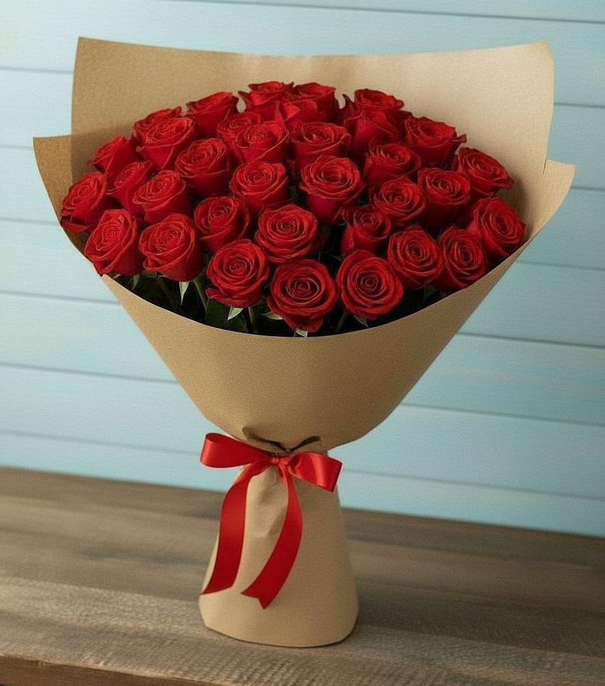 Букет Красные розы Милано в Кузнецке