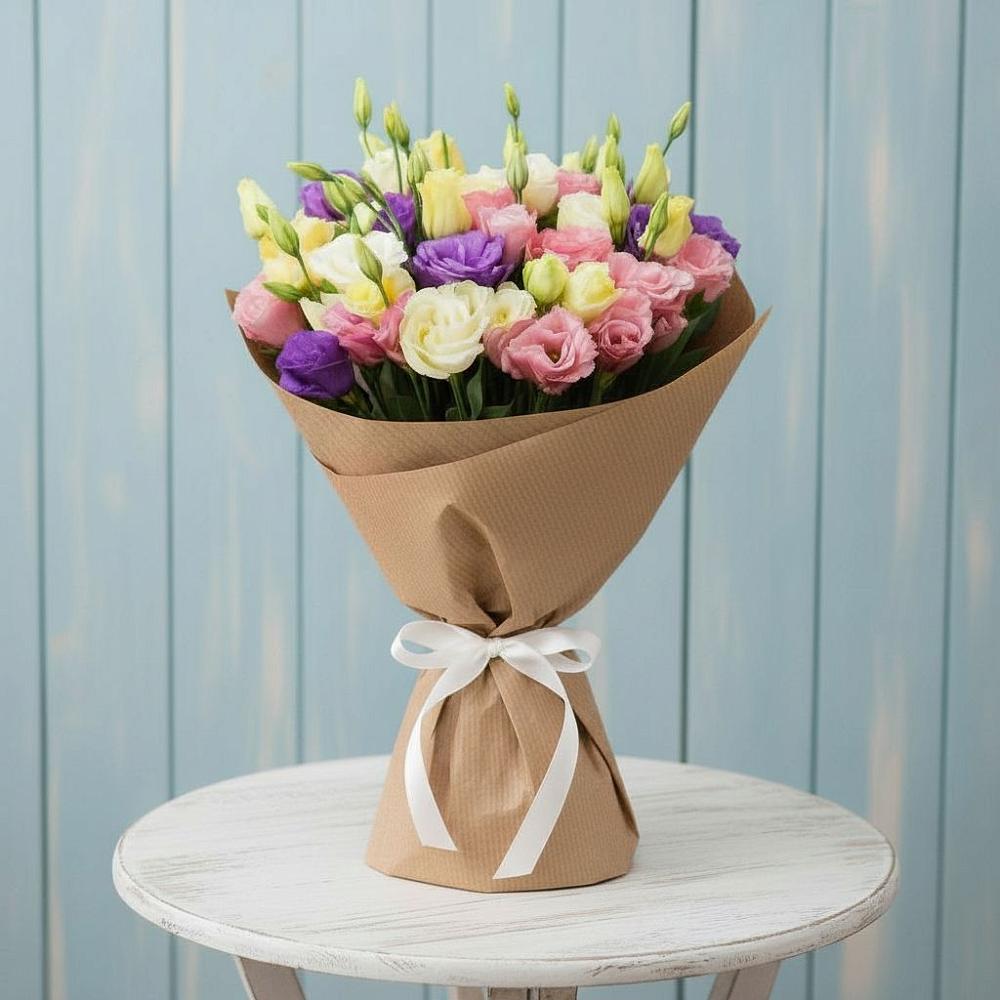 Букет цветов из: Лизиантусы в Кузнецке