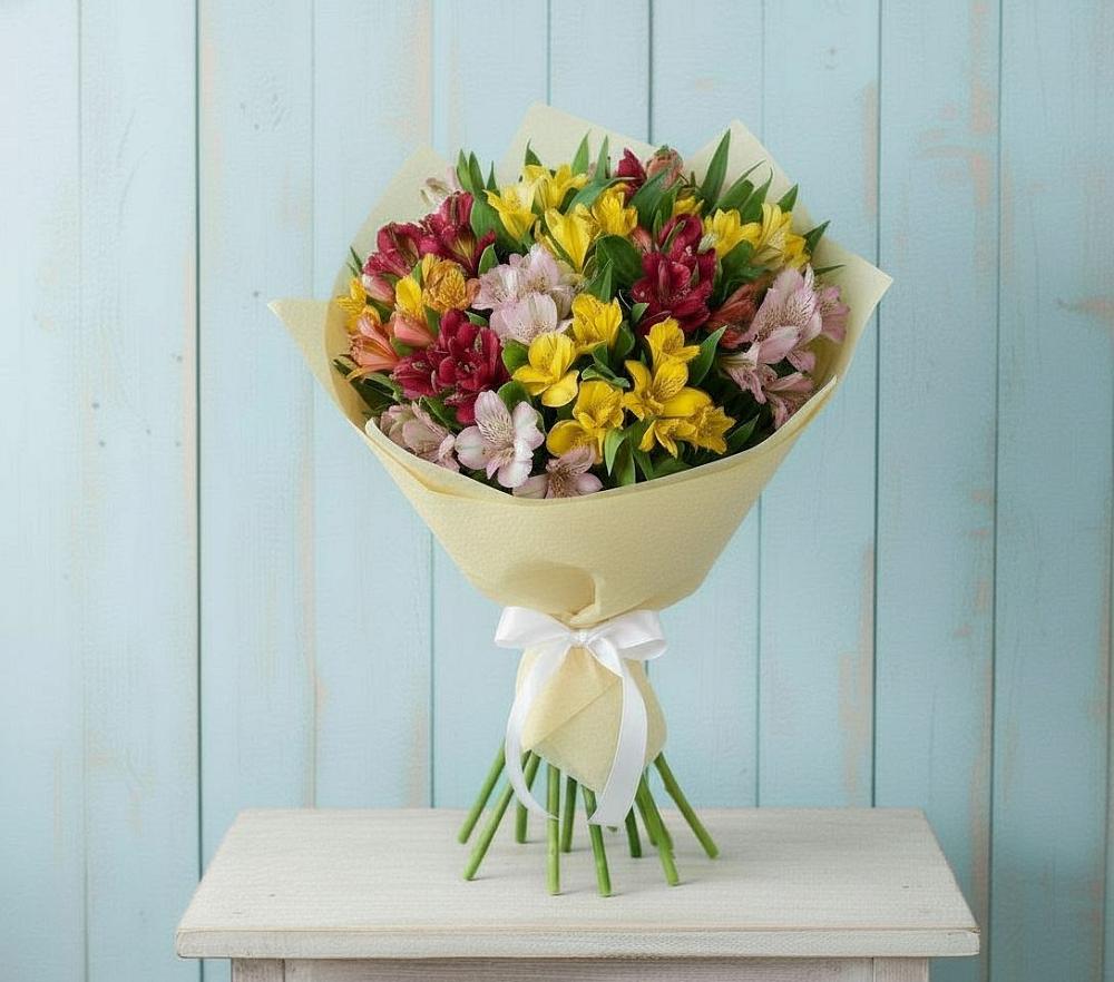 Букет цветов из: Альстромерии в Кузнецке