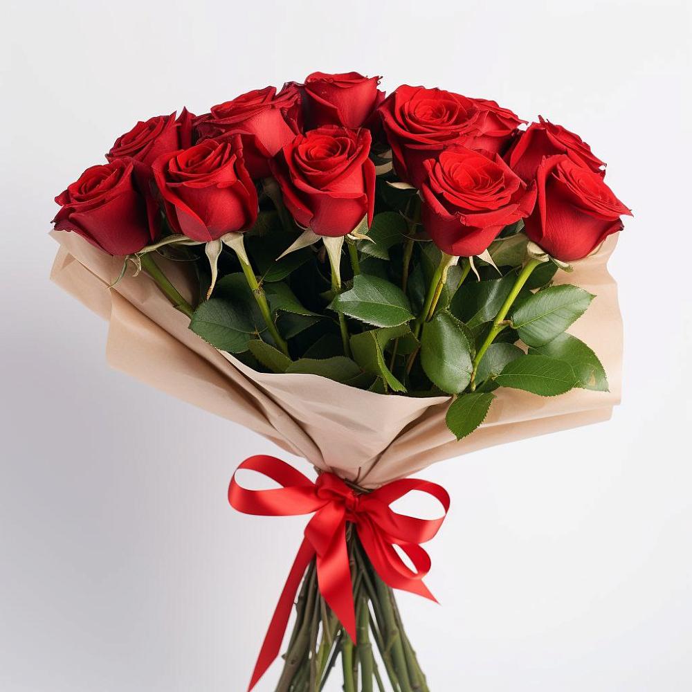 Букет 11 Красных роз Эдлесс Лав в Кузнецке
