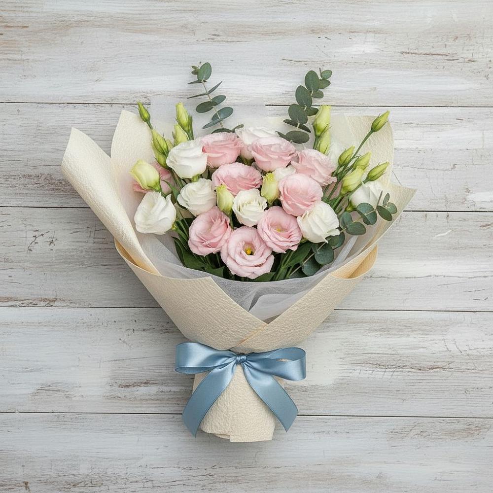 Букет цветов из: Лизиантусы в Кузнецке